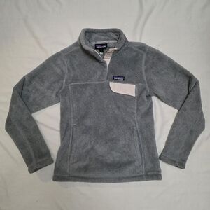 Patagonia Women’s Re-Tool Snap-T Fleece Pullover - Forge Grey - Size Small